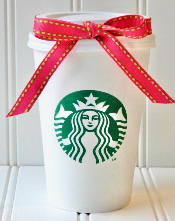 DIY Starbucks Coffee Cup Gift Card Holder