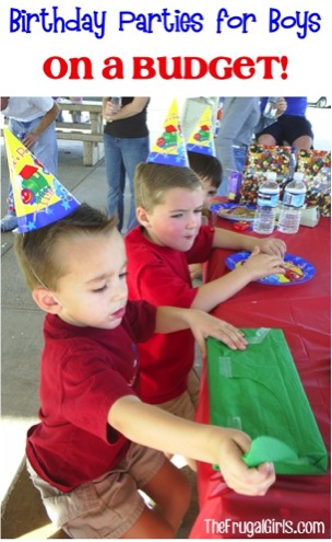 22 Boys Birthday Party Ideas At Home The Frugal Girls