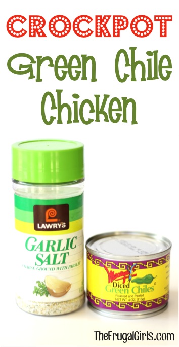 Crockpot Green Chile Chicken Recipe from TheFrugalGirls.com