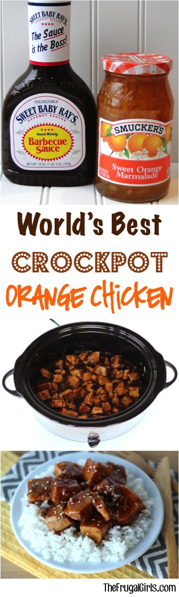 Crockpot Orange Chicken Recipe - at TheFrugalGirls.com
