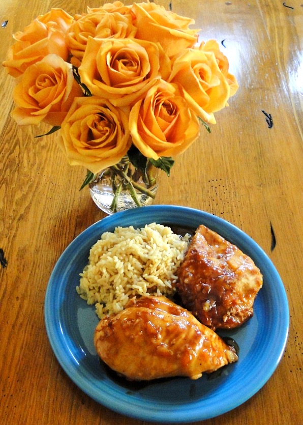 Crockpot Orange Chicken and Rice Recipe Easy