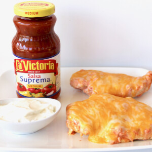 Plate of Chicken Salsa.