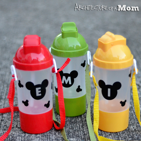 Mickey Mouse Water Bottle Craft