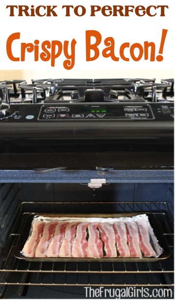 Trick to Perfect Crispy Bacon - at TheFrugalGirls.com