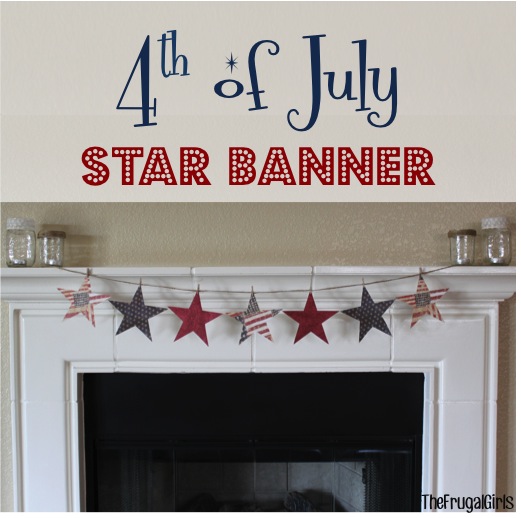 4th of July Star Banner