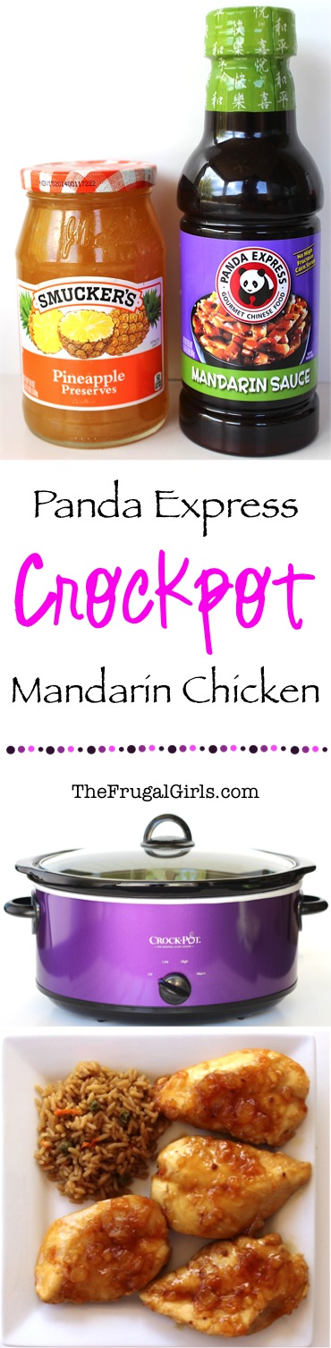 Easy Crockpot Mandarin Chicken Recipe from TheFrugalGirls.com