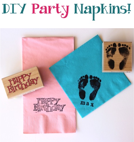 DIY Party Napkins from TheFrugalGirls.com