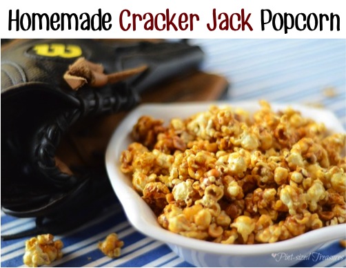 Homemade Cracker Jack Popcorn