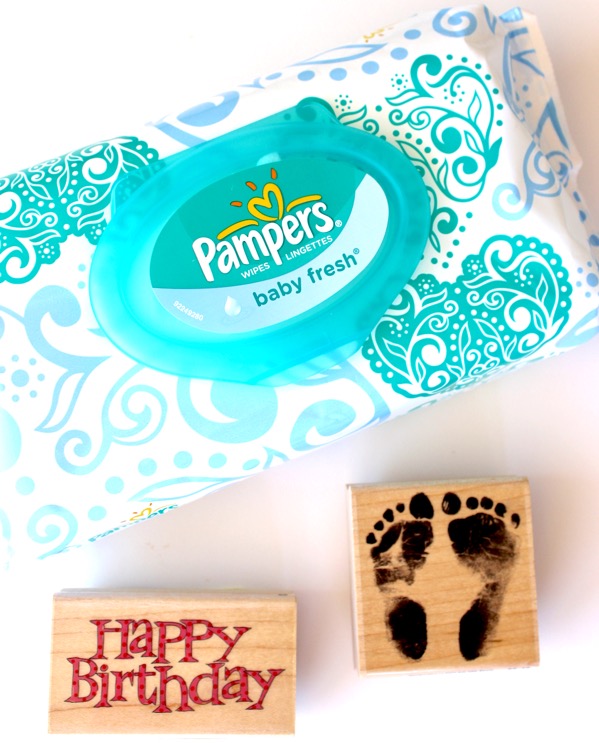 How to Clean Rubber Stamps with Baby Wipes
