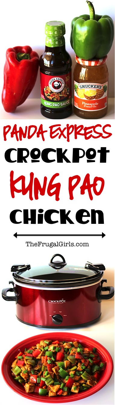 Panda Express Crockpot Kung Pao Chicken Recipe from TheFrugalGirls.com