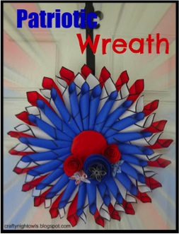 Patriotic Wreath Tutorial 2