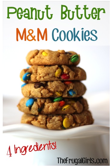 Peanut Butter M&M Cookie Recipe