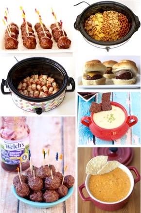 12 Easy Crockpot Dips! {party recipes} - The Frugal Girls