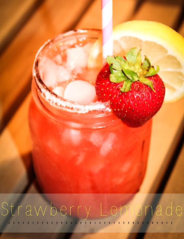 Strawberry Lemonade (4 Ingredients!) - Girl Gone Gourmet