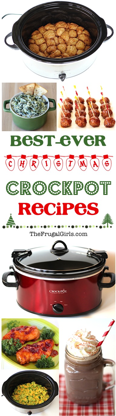 Christmas Crockpot Recipes at TheFrugalGirls.com