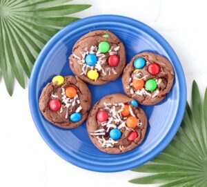Coconut M&M Cookies Recipe