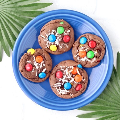 Coconut M&M Cookies Recipe