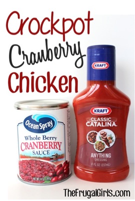 Crockpot Sweet Peach Chicken Recipe! {3 Ingredients} - The Frugal Girls