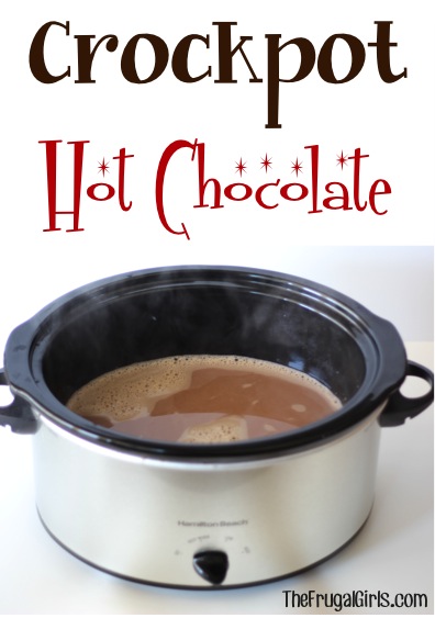 Crockpot Hot Chocolate Recipe from TheFrugalGirls.com