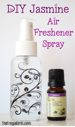 Jasmine DIY Essential Oil Air Freshener Spray from TheFrugalGirls.com