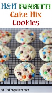 Funfetti Cookies Recipe! {4 Ingredients} - The Frugal Girls
