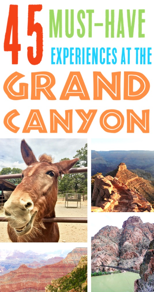 Grand Canyon Vacation Ideas for the South Rim and North Rim - Best Picture Ideas, Photography Spots, Hikes and More