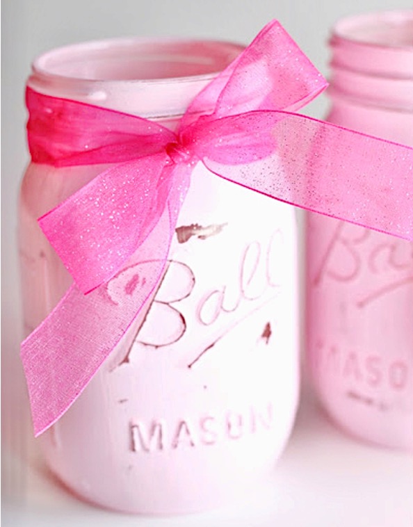 How to Make Painted Mason Jar Pencil Holders