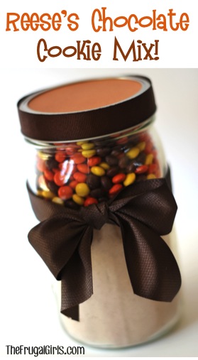 Reese's Pieces Chocolate Cookie Mix in a Jar