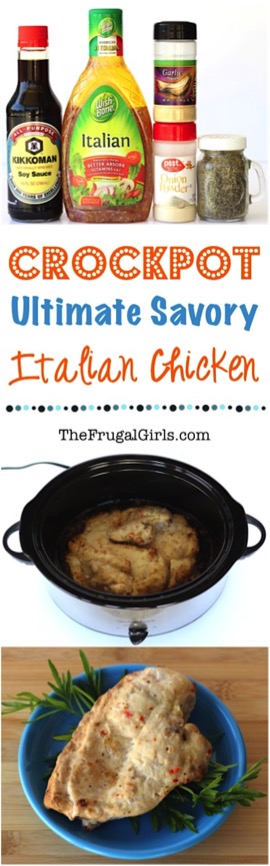 Easy Crockpot Italian Chicken Recipe The