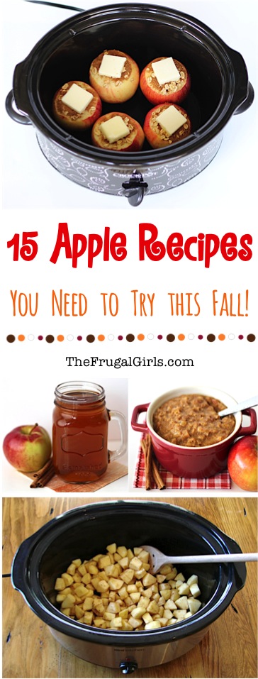 Amazing Apple Recipes at TheFrugalGirls.com