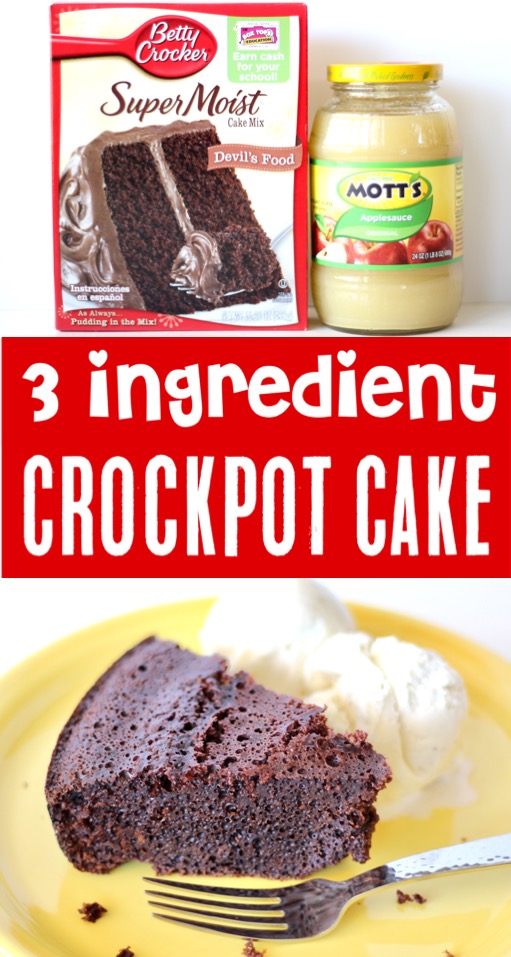 Crockpot Chocolate Cake Recipes Easy Devil's Food Dessert