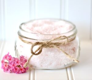 Homemade Bath Salts Recipe with Jasmine