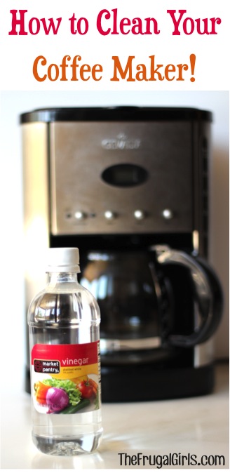 Coffee Maker Cleaning Instructions plus more tips at TheFrugalGirls.com