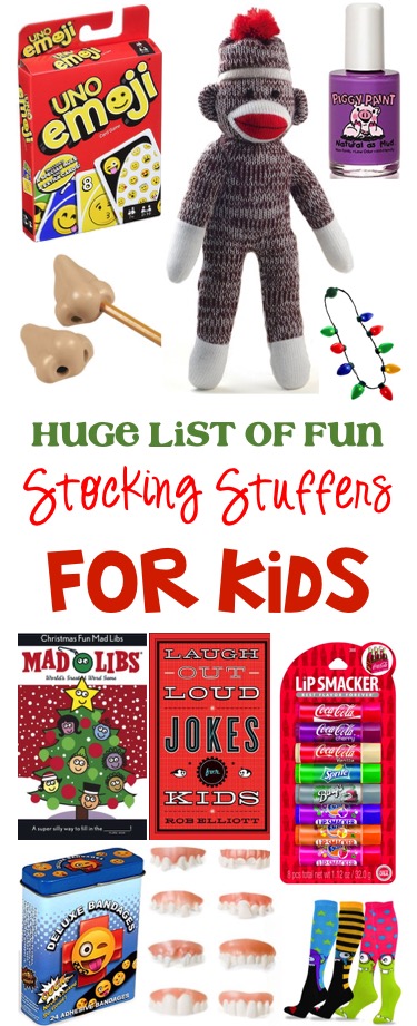 Huge List of Fun Stocking Stuffers for Kids