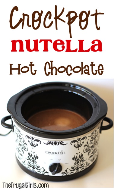 Crockpot Nutella Hot Chocolate Recipe at TheFrugalGirls.com