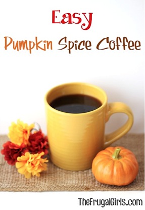 Easy Pumpkin Spice Coffee