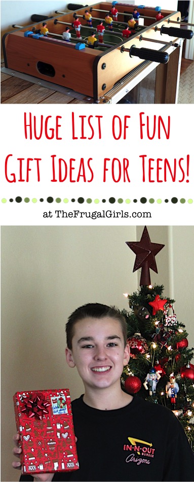 Fun Christmas Gift Ideas for Teens at TheFrugalGirls.com