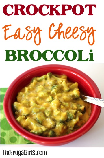 Crockpot Easy Cheesy Broccoli Recipe from TheFrugalGirls.com