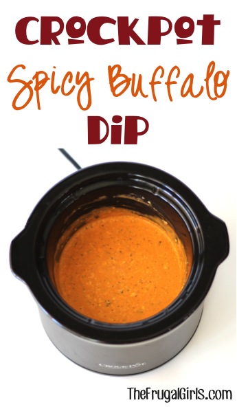 Crockpot Spicy Buffalo Dip Recipe - from TheFrugalGirls.com