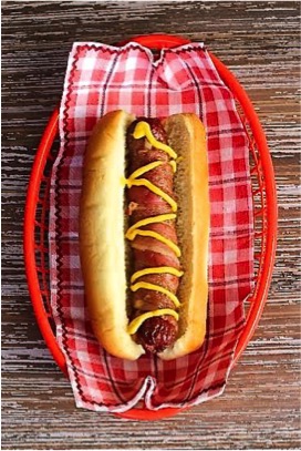 Easy Bacon Wrapped Hot Dogs at TheFrugalGirls.com