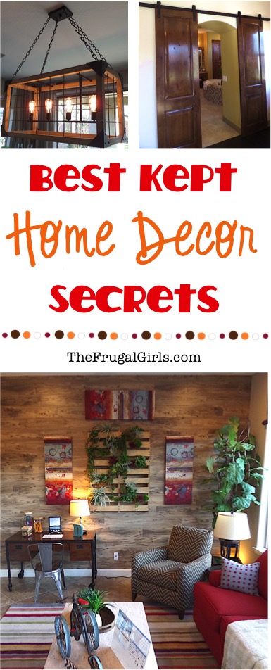 Best Kept Home Decor Secrets at TheFrugalGirls.com