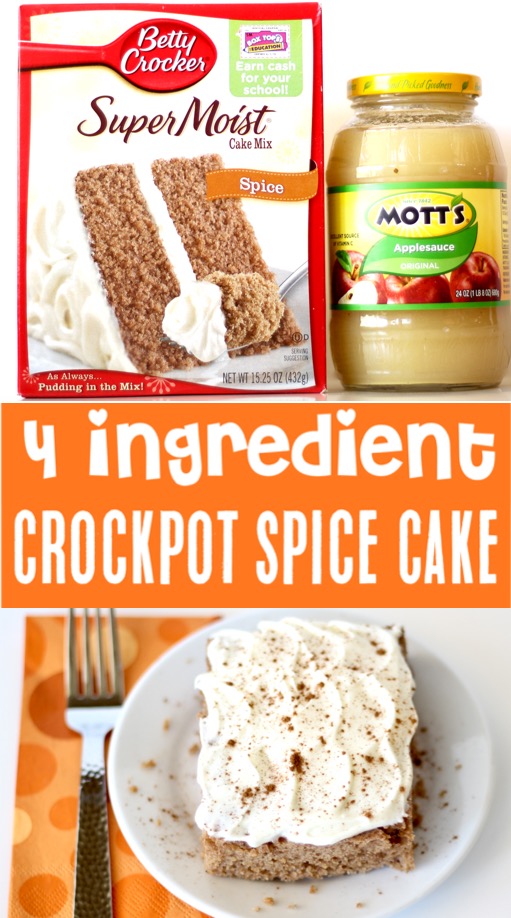 Cinnamon Cake Recipe with Box Cake - Easy Crockpot Spice Dessert