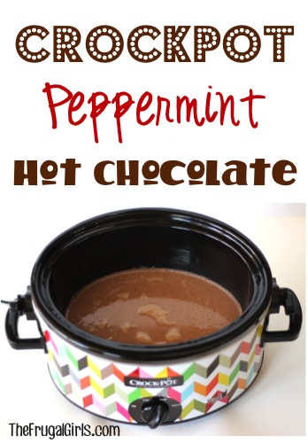 Crockpot White Hot Chocolate Recipe! {3 Ingredients} - The Frugal Girls