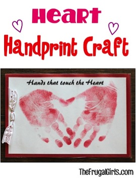 Heart Handprint Craft for Kids