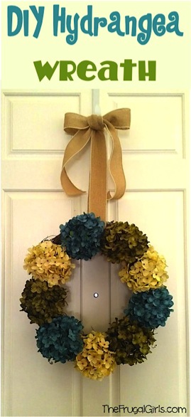 Hydrangea Wreath for Front Door