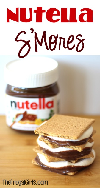Nutella S'Mores from TheFrugalGirls.com