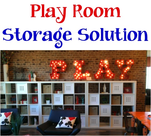 Play Room Storage Solution at TheFrugalGirls.com