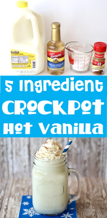 Crockpot Hot Vanilla Milk Recipe Latte
