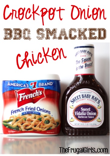 Crockpot Onion Smacked Bbq Chicken Recipe 4 Ingredients