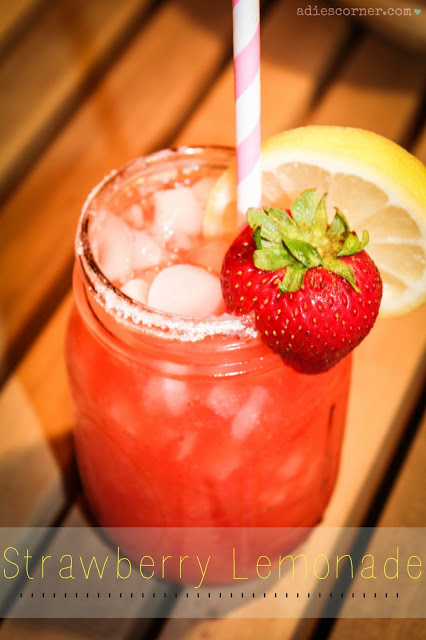 Homemade-Strawberry-Lemonade